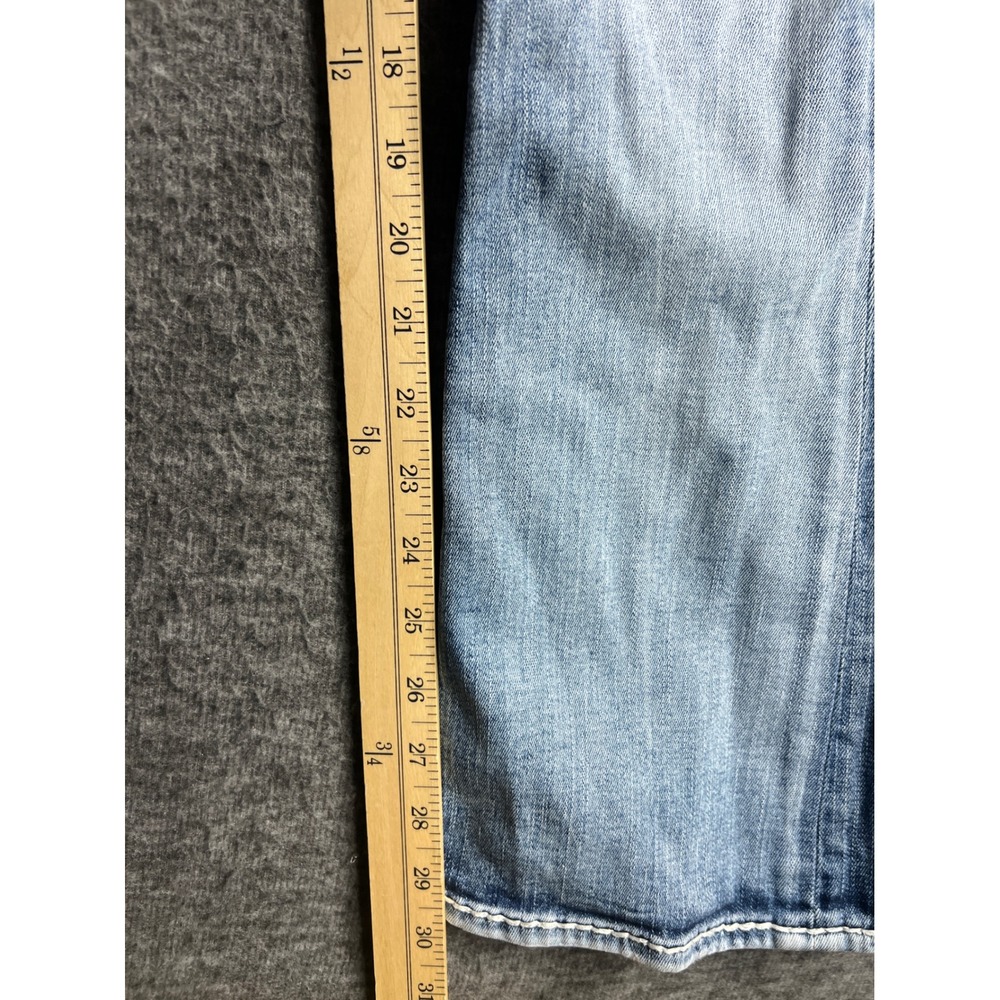 Rock Revival Sundee Mid Rise Bootcut Jeans Blue Embroidered Flap Pocket Size 25 - Picture 9 of 16